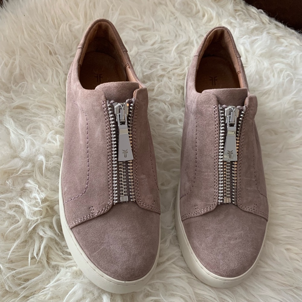 Frye Lena Zip Low Sneaker